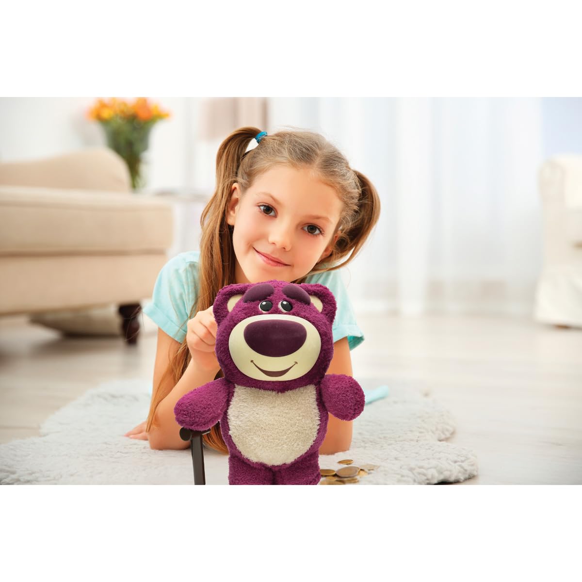 LEXIBOOK, Lotso Hucha Electrónica, JG140TS1LXB | Hucha electrónica, rojo/rosa