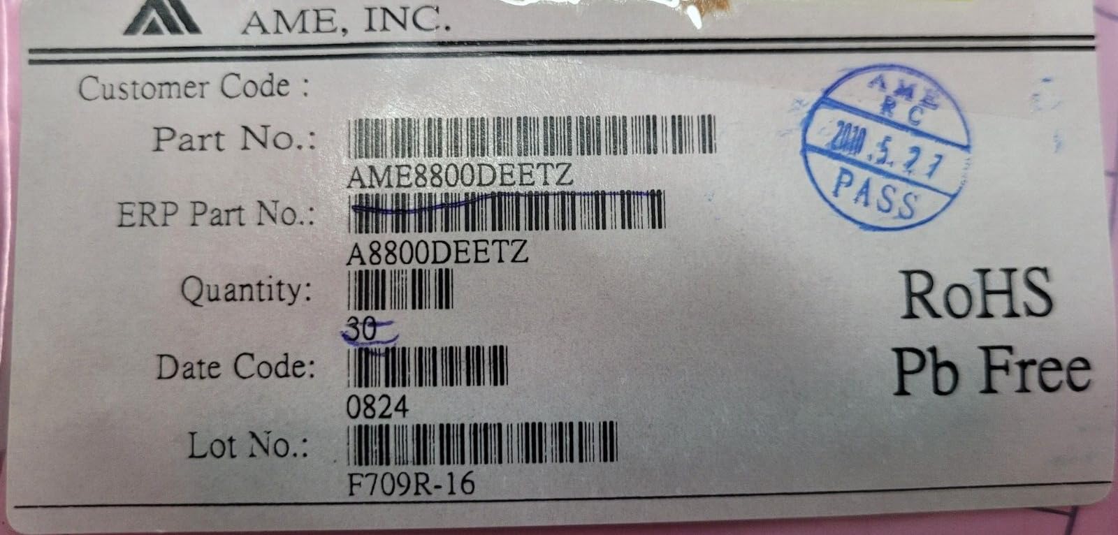 Generic (1 PC) Compatible with AME8800DEETZ Compatible with AME