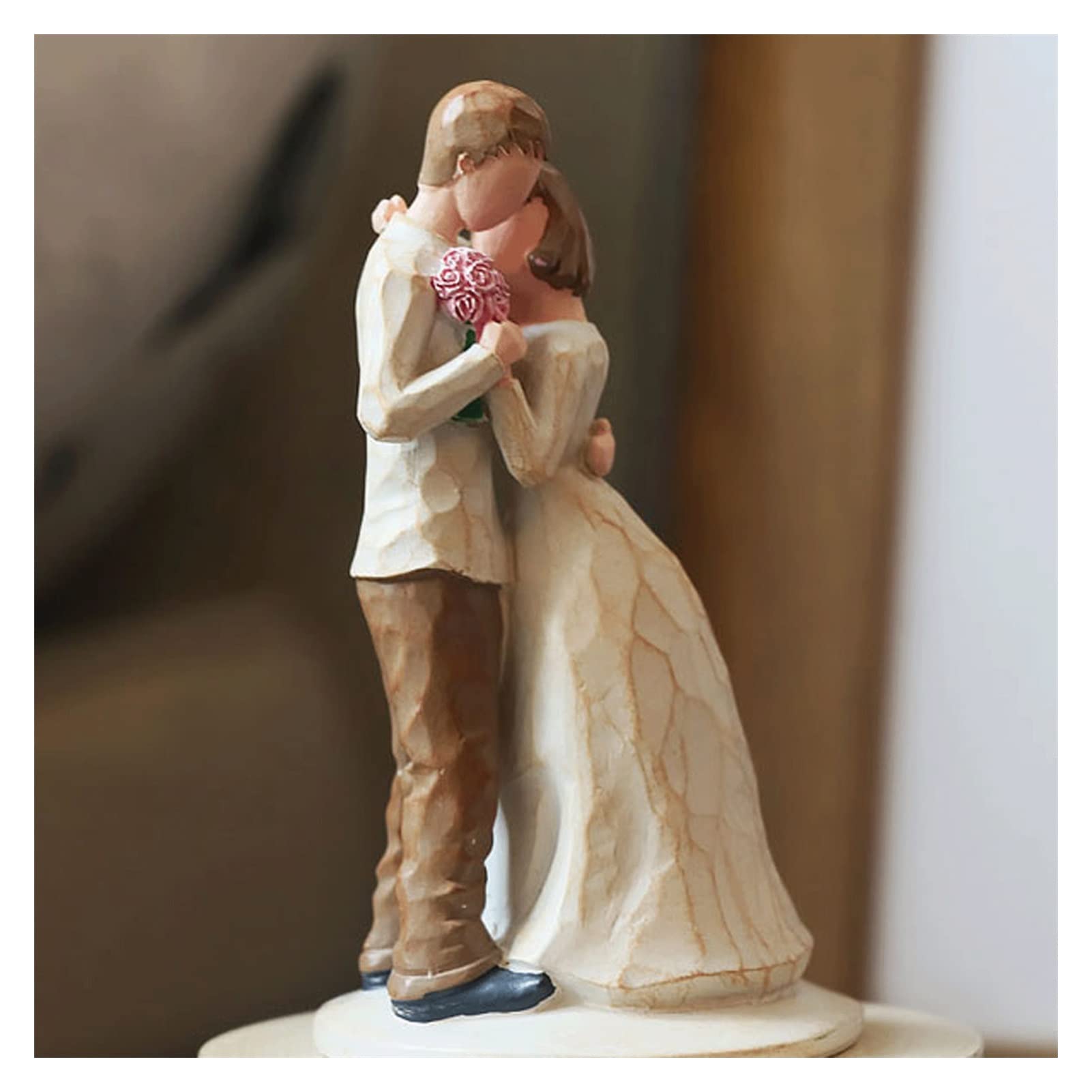 Carillon, per Ragazze Donne Statua fatta a mano Carattere Sky City Music Box Retro coppia Music Box Scatola di compleanno del regalo di compleanno nozze box di musica rotante per Compleanno Natale Fes