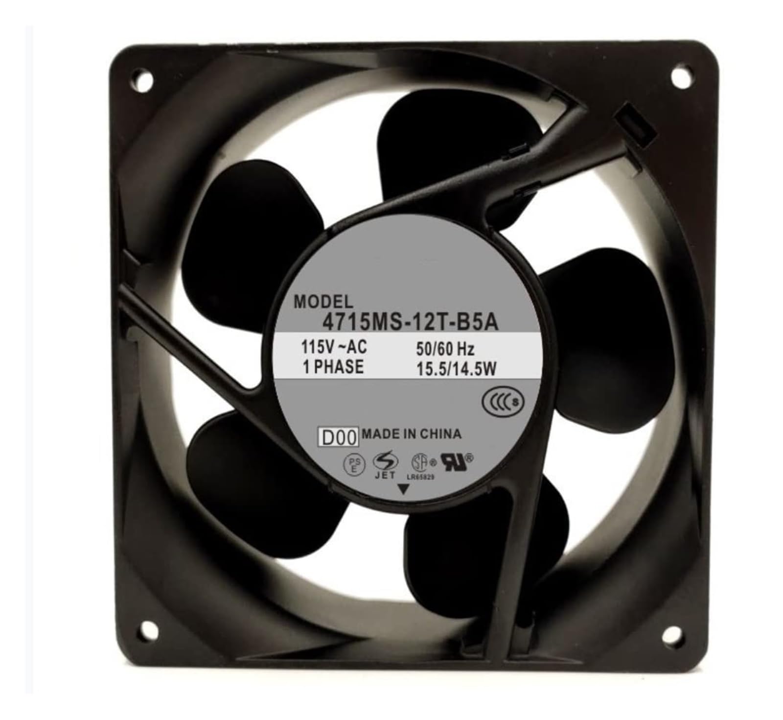 YMUGUEGH 4715MS-12T-B5A 115V 15.5/14.5W Cooling Fan