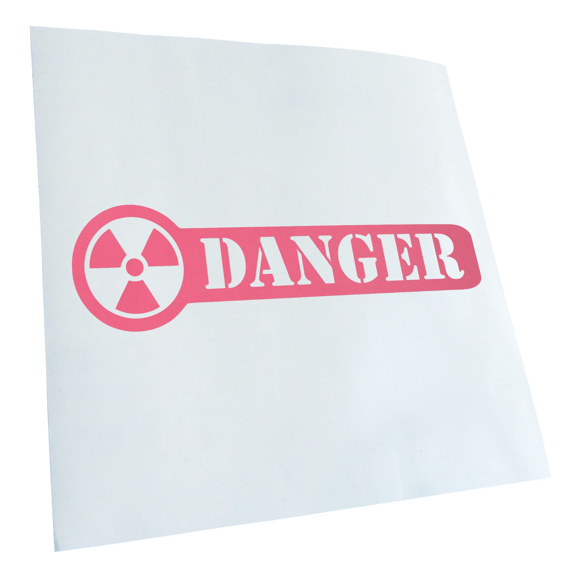 Kiwistar - Car Sticker - Danger Danger Warning - Rear Window Car Sticker Weatherproof for Car Truck Moped Truck - Sticker Exterior Self-Adhesive Tuning Accessories for Window Vehicle Window