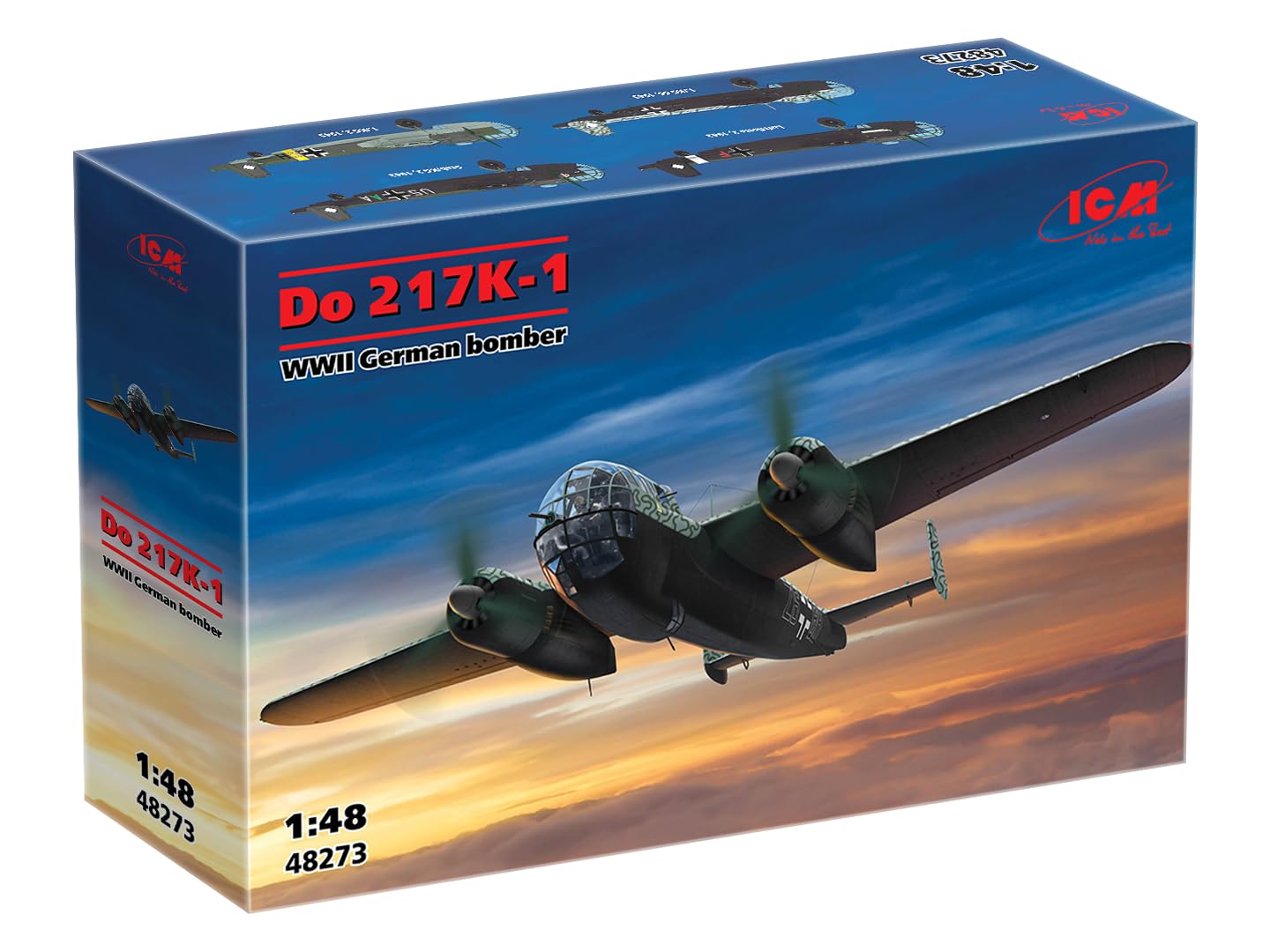 Amazon.com: ICM 48273 - Do 217K-1, WWII German Bomber - 1:48 Scale