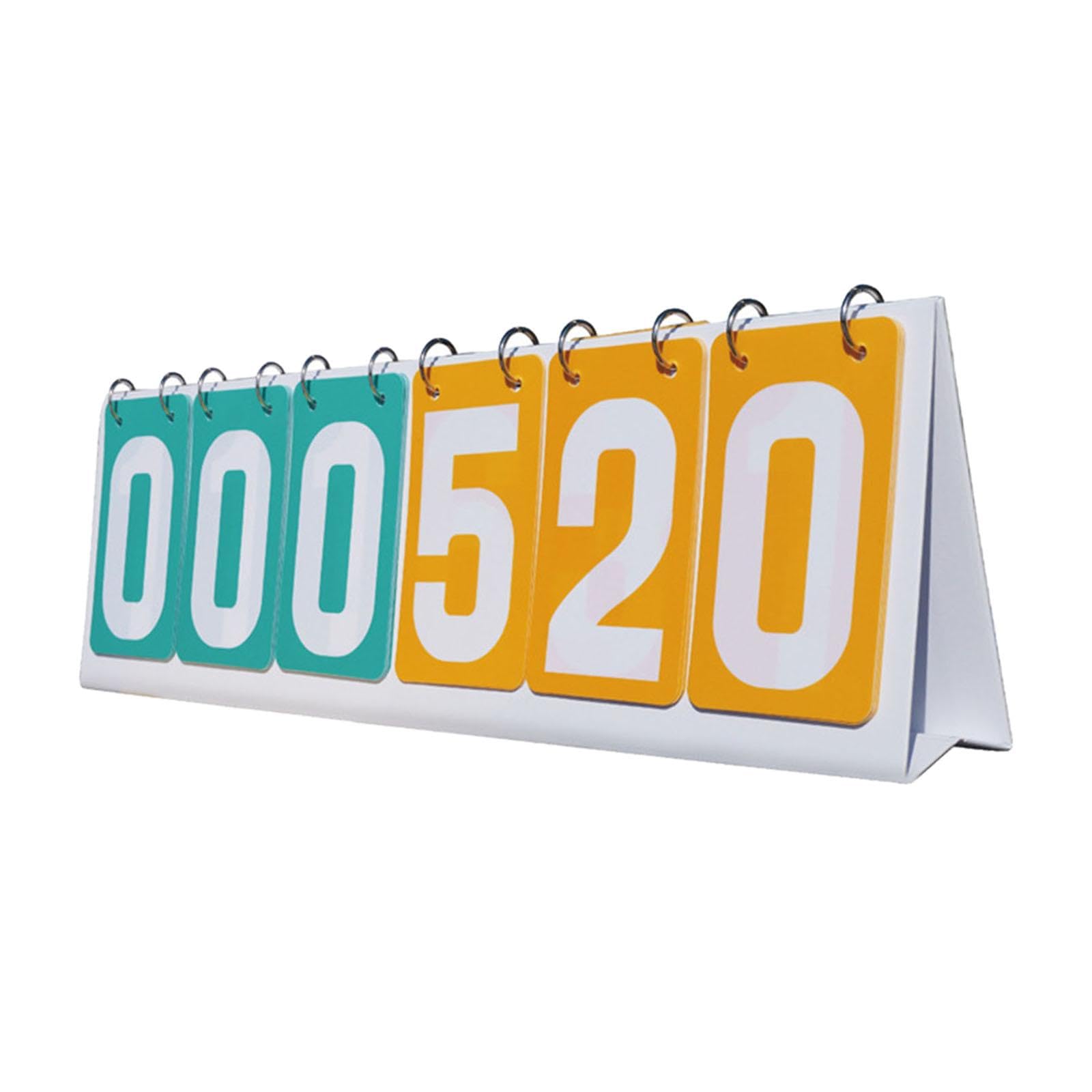 kowaku Flip Scoreboard Sport Scoreboard 6 Digits Multipurpose Score Counter Table Score Flipper for Coaches Tennis Ball Basketball