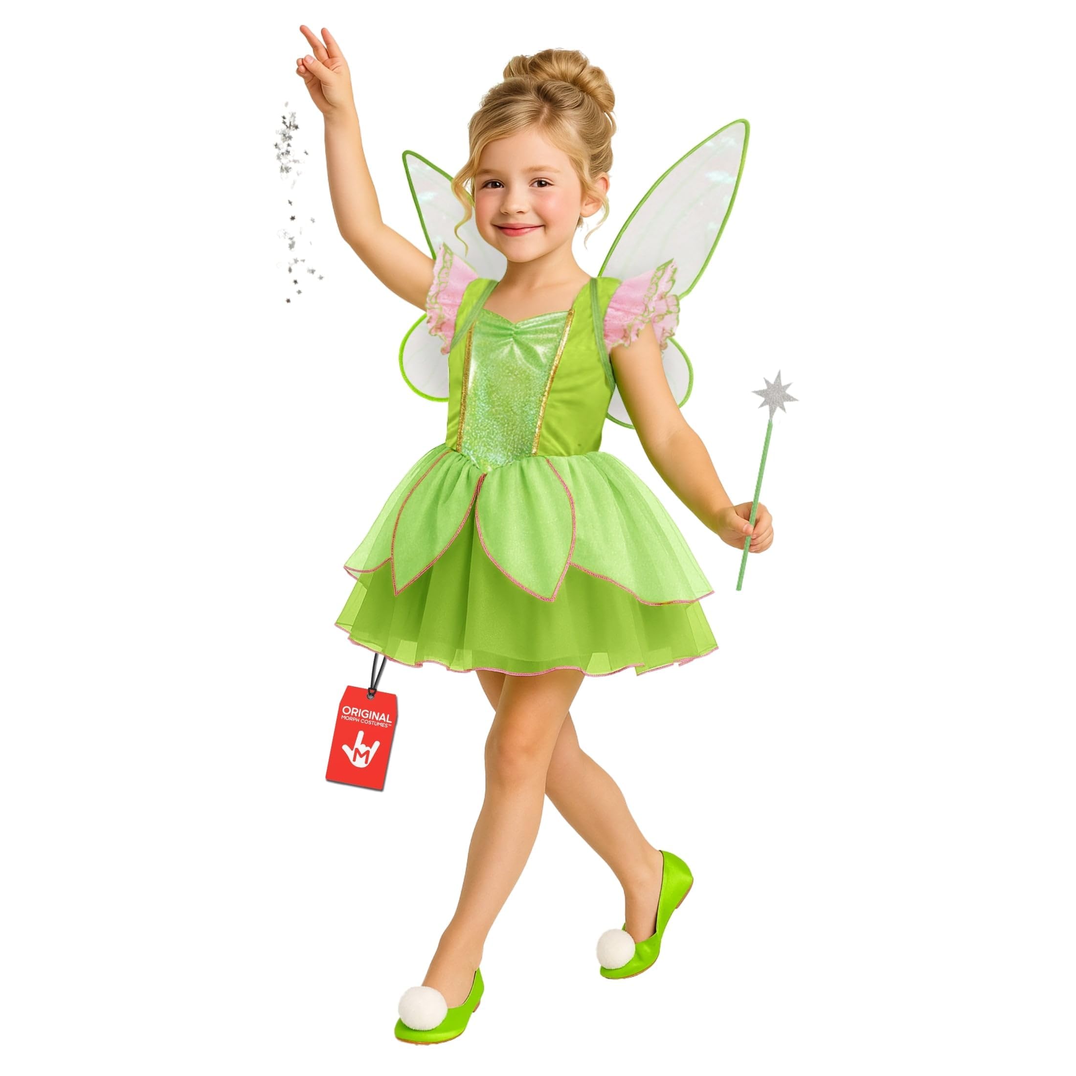 Morph Feen Kostüm Kinder, Fee Kostüm Kinder, Feenkostüm Mädchen, Faschingskostüme Kind, Karneval Kostum Kind