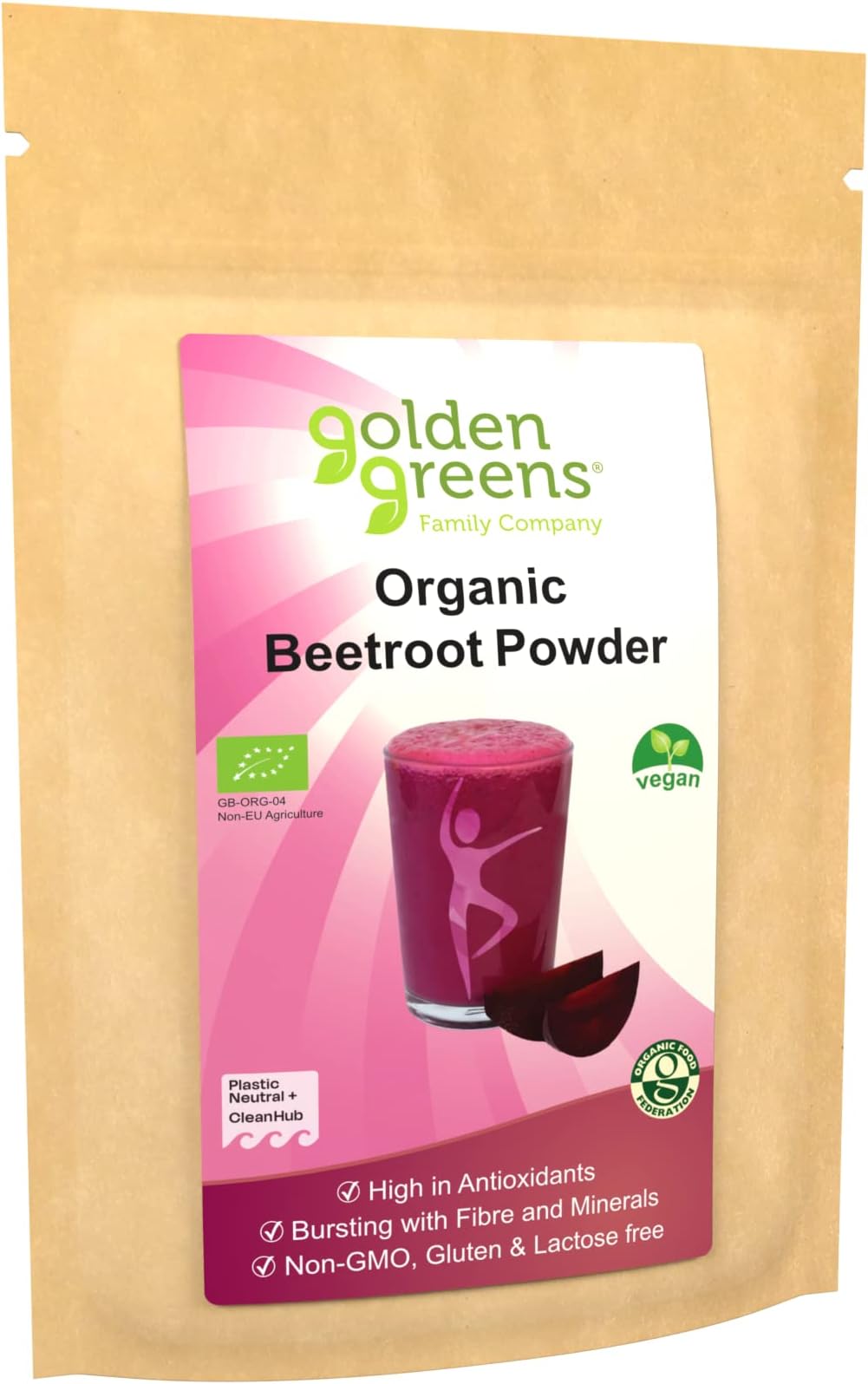 Golden Greens Organic Beetroot Powder 200g