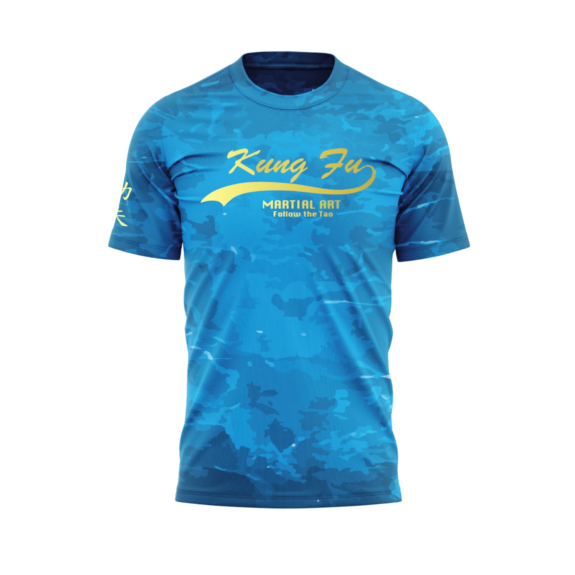 TAO Tshirt Kung Fu T-Shirt Sport Homme Tee Shirt Arts Martiaux Tshirt Séchage Rapide Manches Courtes Top Respirant Col Rond