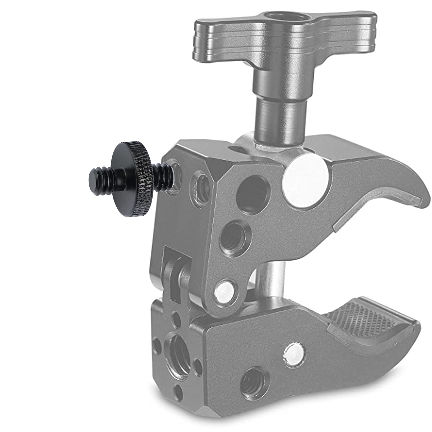 Operitacx Tripod Screw Adapter Kit - Converts 1/4" To 3/8" For Camera Mounting On Light Stands, Dual Head Portable Tool