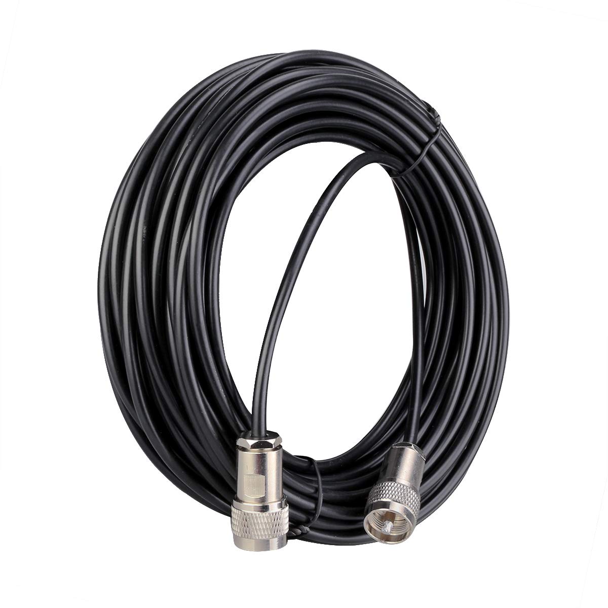 Retevis Cavo coassiale a bassa perdita, cavo coassiale con connettore SL16, compatibile con ripetitore RT97 a due vie per radio prosciutto (15 metri, 1 pezzo)