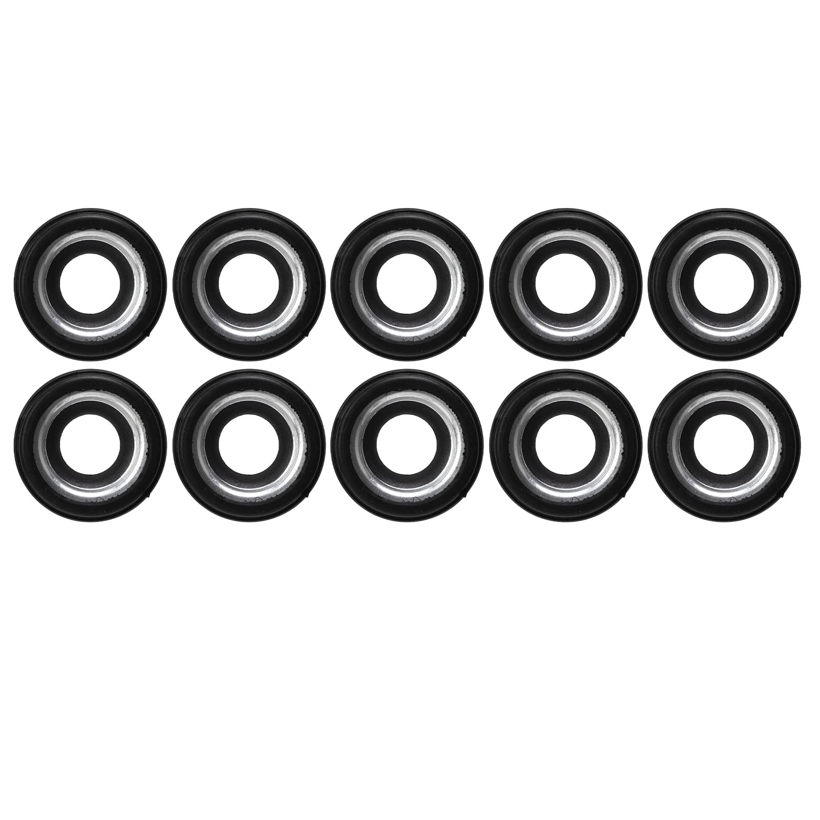 10 piezas de retén de eje para compresor de aire acondicionado, kit de retenes de labio de goma para el compresor MSC90, retén de aceite para el eje de salida del aire
