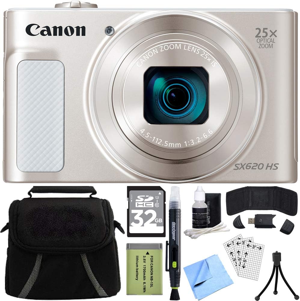 Canon PowerShot SX620 HS 20.2MP Digital Camera, 25x