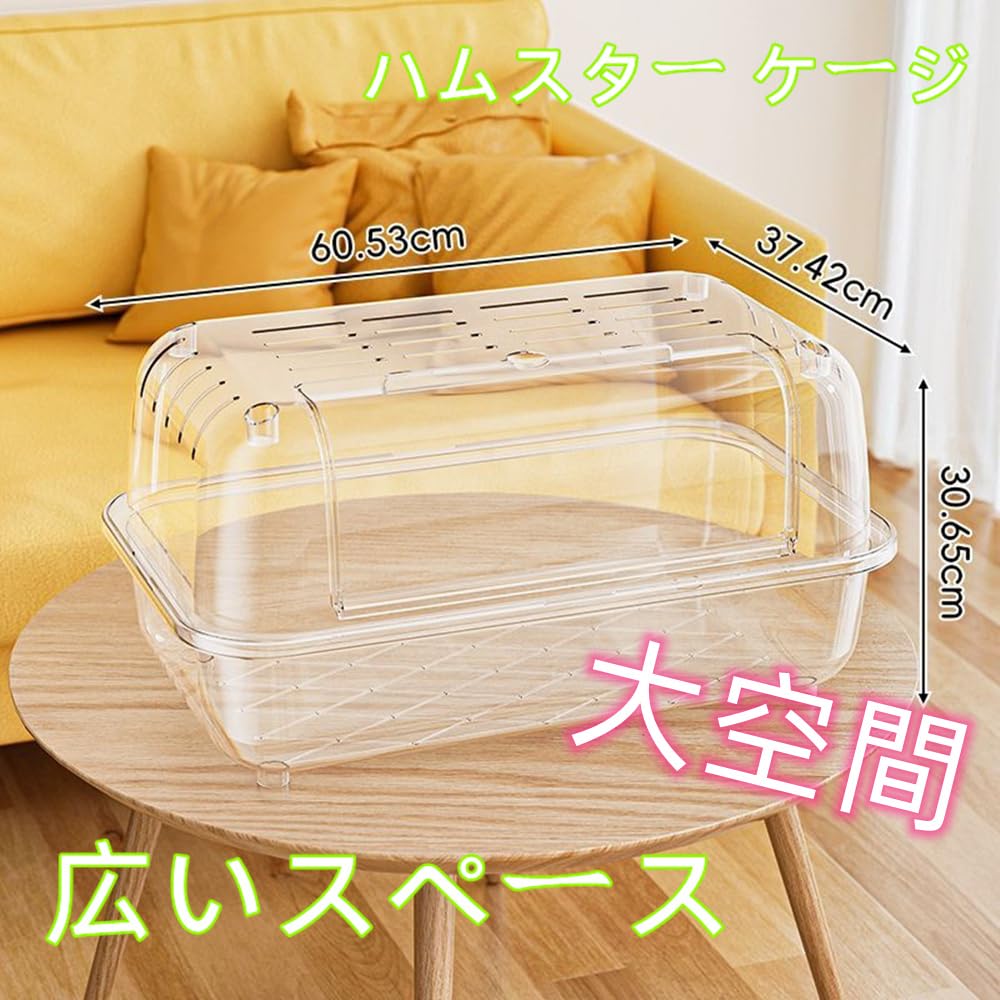Amazon | FTWIND [単体] ハムスター ケージ 大きい 60cm [大型