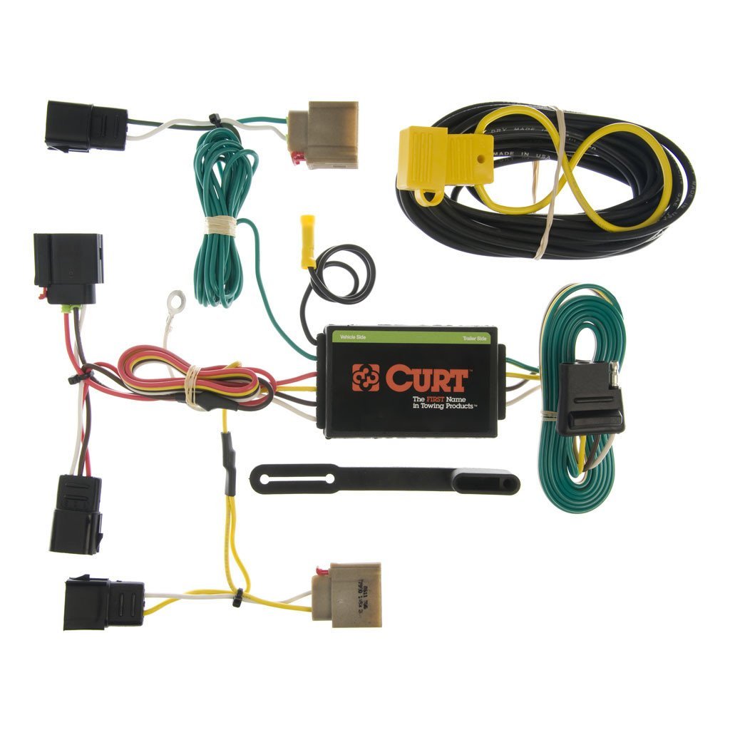 CURT 56002 Vehicle-Side Custom 4-Pin Trailer Wiring Harness, Fits Select Suzuki Grand Vitara, SX4