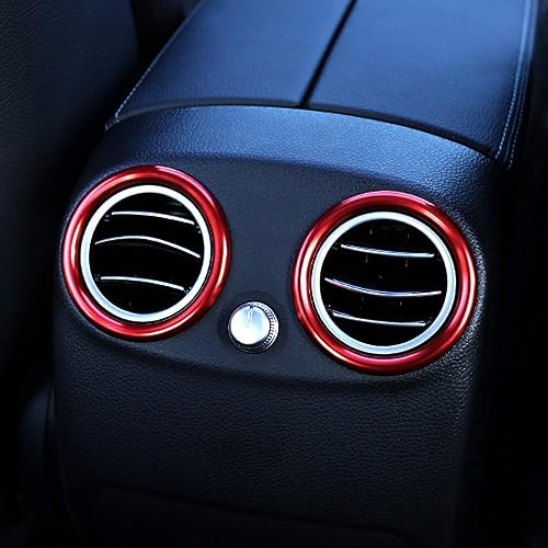 Miniatura 4 de Ramecar Cubiertas decorativas exteriores con apertura de ventilación de aire acondicionado para Mercedes Benz W205 C180 C250 C300 C350 C400 C63 AMG