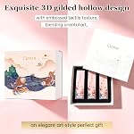 CATKIN Lip Balm Color Tinted Glitter shimmery Lipstick Ultra Hydrating Lip Moistrurizer Chapstick with Vitamin E Nourishing For Cracked & Dry Lips 0.12 oz C09 Aurora - Light Pink