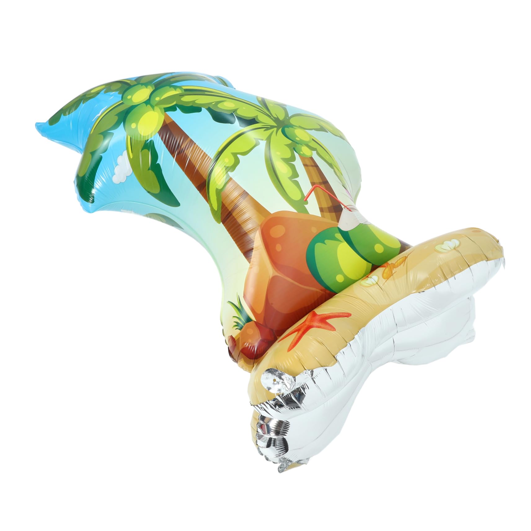 UPKOCH 4piezas Inflable De Tropical Para Decoración De Fiesta Hawaiana Accesorio Para Celebraciones De Verano y Fotografía Playa