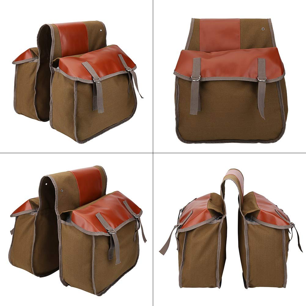 Tyenaza Borsa da Sella per Bici, Borsa da Sella per Bici, Borsa portaoggetti per Portapacchi Posteriore per Bici Sacchetti per Coda da Sella di Grande capacità Accessorio per Bicicletta