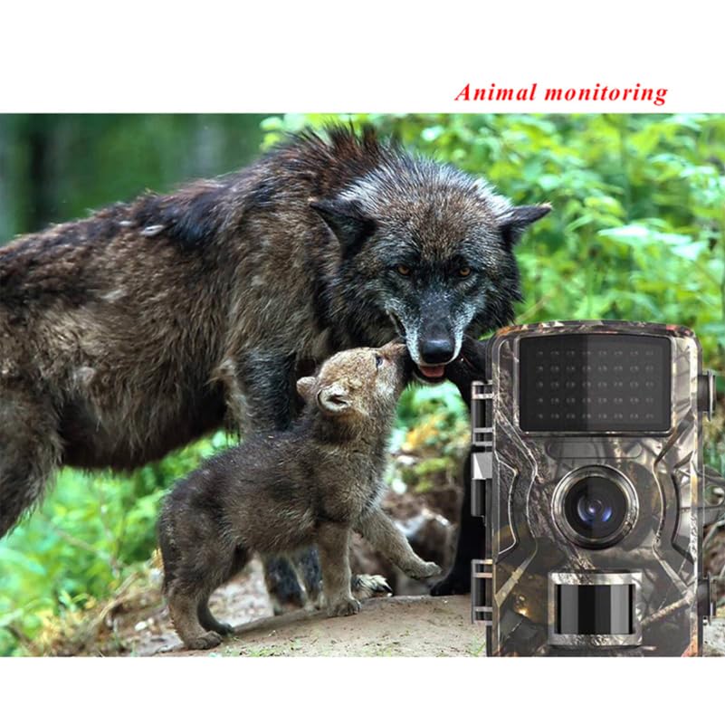 KOMBIUDA Wildkamera 12 Mit 1080P Video Und Infrarot-Nachtsicht Pir Bewegungsmelder Für Outdoor Überwachung Und Jagd wasserdichte Jagdkamera Mit Schneller Auslösezeit