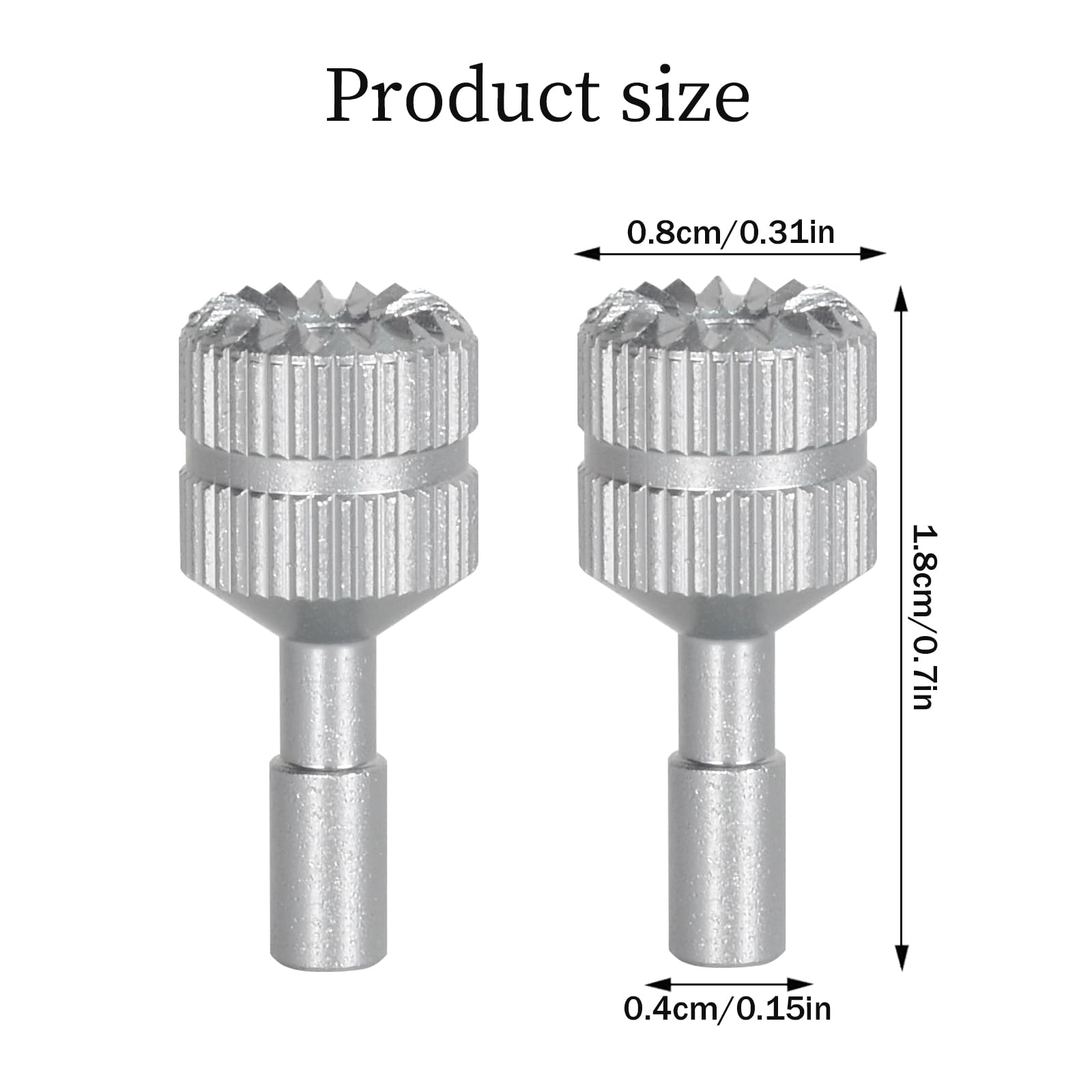 Joystick Mando Compatible para DJI, Palanca DJI RC de Aleación de Aluminio Plateado, Piezas de Repuesto Compatible con RC 1, 2, Air 3, Mini 3 Pro