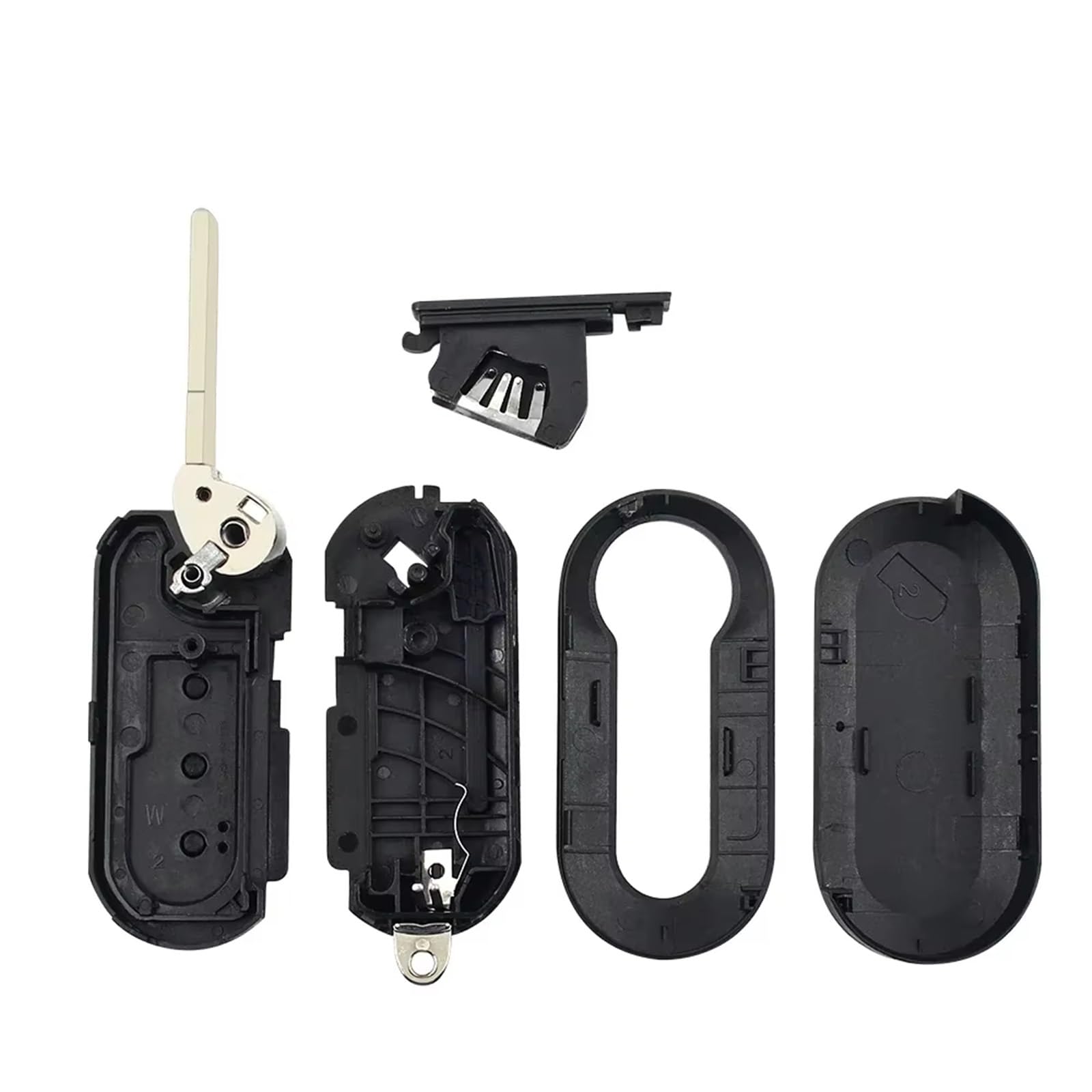Compatibile Con Peugeot Per Boxer 2012 2013 2014 2015 2016 2017 2018 2019 2020 2021 2022 2023 Involucro Per Chiave Telecomando Pieghevole 3 Pulsanti(Model 4)