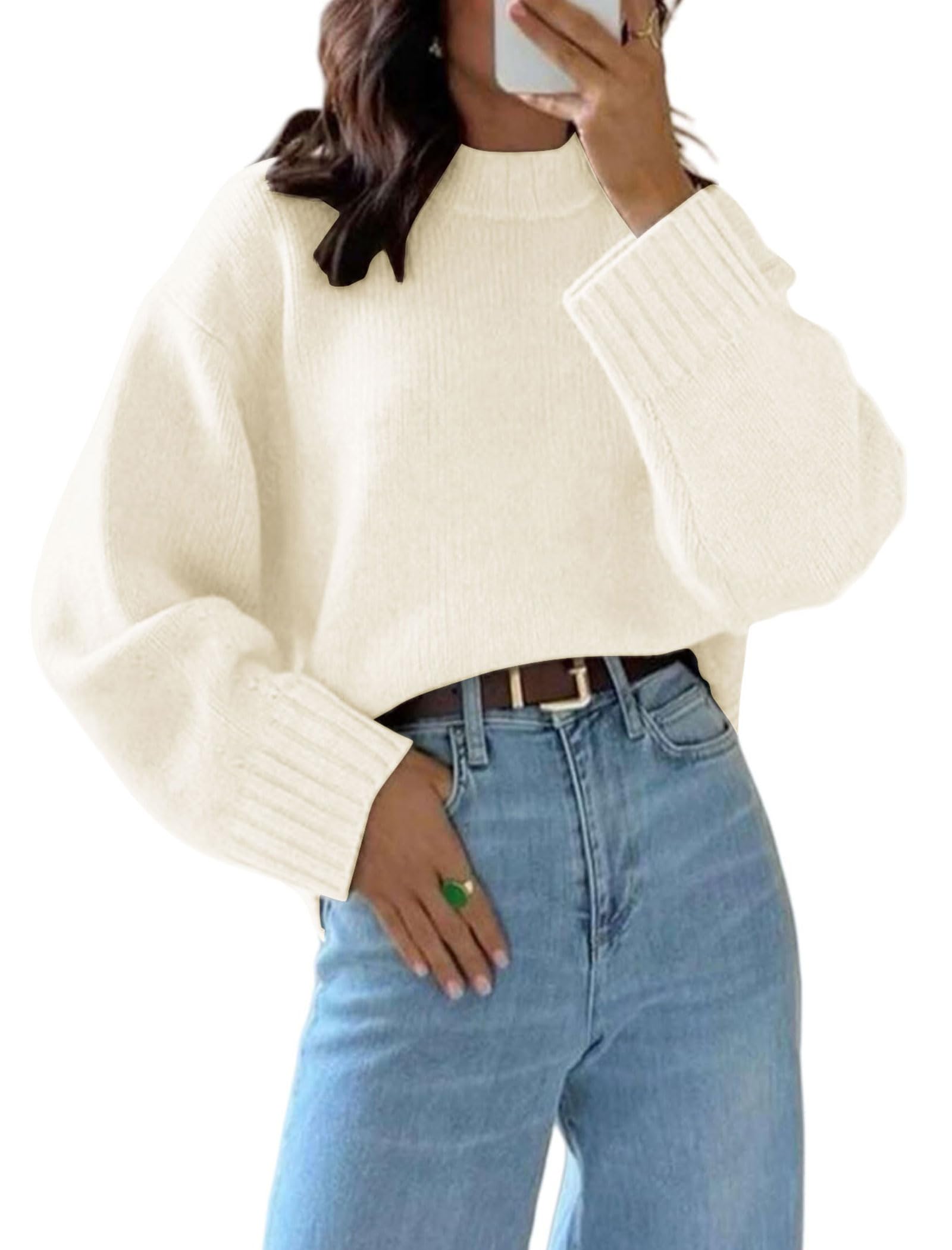 Women's V-Neck Criss Cross Twisted Back Pullover Knitted Crop Sweater Jumper Tops-image-10