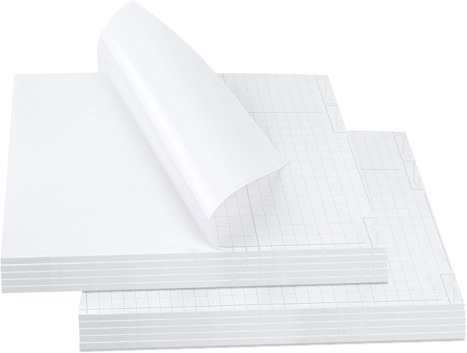 Mat Board Center, Pack of 10, 20x30 Self Adhesive Foamboard for Picture and Poster Mounting, Lightweight White Color Foam Board for Crafts, Artworks, 3/16 inches Thick