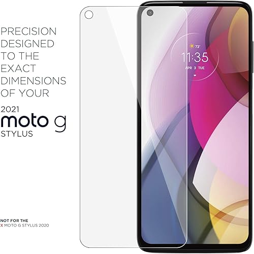 Miniatura 39 de Motorola Protector de pantalla para Moto G Power (versión 2021), resistente vidrio templado 9H, antihuellas dactilares, antiarañazos, antimanchas