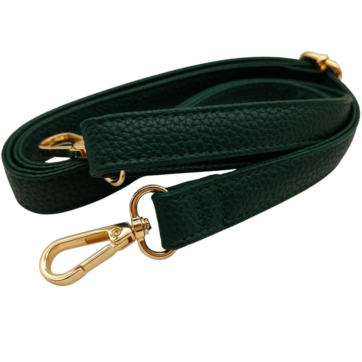 Keriocusi PU Lederriemen für Tasche Khaki, Verstellbarer Dam