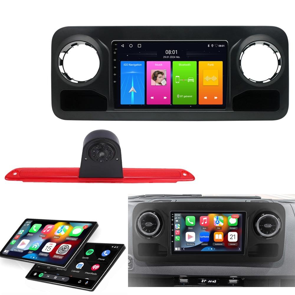 Android 11 Autoradio Für Mercedes Sprinter 2018-2021 - 9 Zoll Touchscreen Mit CarPlay