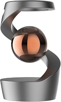 Kinetic Spinning Desk Toy, ADHD Stress Fidget Desktop Decor Rose Gold | Metal Hypnotic Kinetic Sculpture, Sensory Fidget Toy ADHD Anxiety Relief, Birthday Gifts for Adults Teens & Classroom Rewards