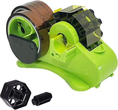 Dispensador de cinta de calor multirollo verde sublimación de 1" y 3" núcleos de carrete doble sublimación para cinta de transferencia de calor,