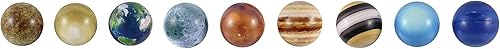 Miniatura 8 de Universe Solar System Stress Ball Toy Set - Juguete educativo de aprendizaje - Planetas del espacio exterior - Figuras de juguete de aprendizaje.