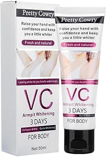 Underarm Whitening Cream,Vitamin C Lightening Cream,Natural Skin Bleaching Cream with Collagen & Milk Effective for Lightening & Brightening Armpit,Knees,Elbows,Sensitive & Private Areas Repairs Skin