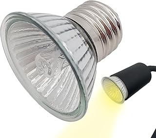 UVA UVB Luz Réptil - Bulbo de Calor Réptil,Lâmpada de calor UVA UVB para ponto de aquecimento com clipe e mangueira rotativa de 360°, calor UVA UVB para aquecimento de répteis Puchen