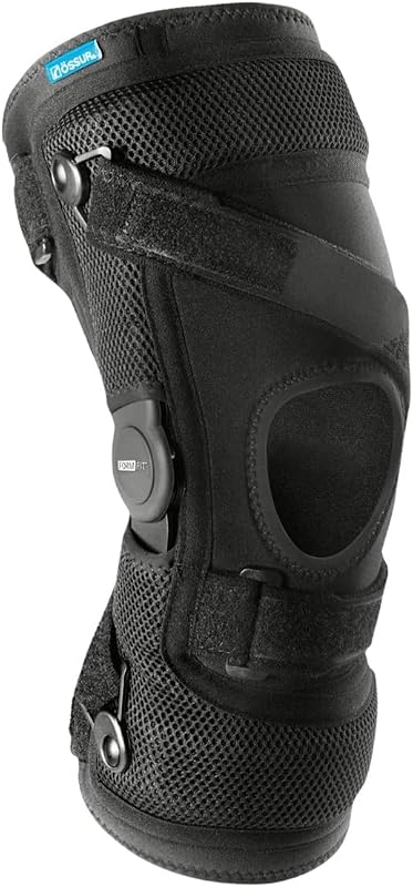 Össur Formfit Knee MCL Support Brace – Hinged Medial Collateral Ligament (MCL) Knee Brace with Adjustable Compression, Dynamic Force Strap & ROM Hinge for Knee Stability, Injury Recovery, Sports Support(Right, Small)