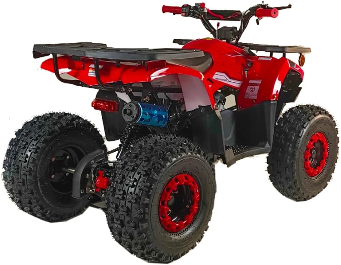 HHH 125cc ATV with Automatic Transmission Big ATV Quad w/Reverse, LED Headlights, Electric Start, Big 19"/18" Tires (Factory Packaged)