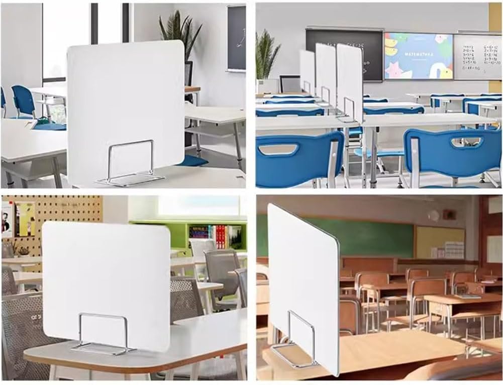 Przegroda prywatności do biurowego panelu akustycznego do nauki, dźwiękoszczelna ścianka działowa (50 x 40 cm) - idealna dla studentów miejsc pracy i biur domowych