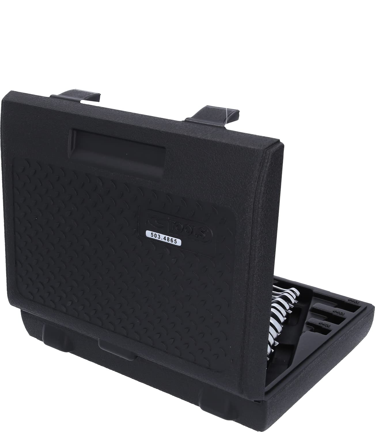 KS Tools 503.4865 Juego de llaves combinadas de carraca articuladas GEARplus, 12 pzsbloqueables