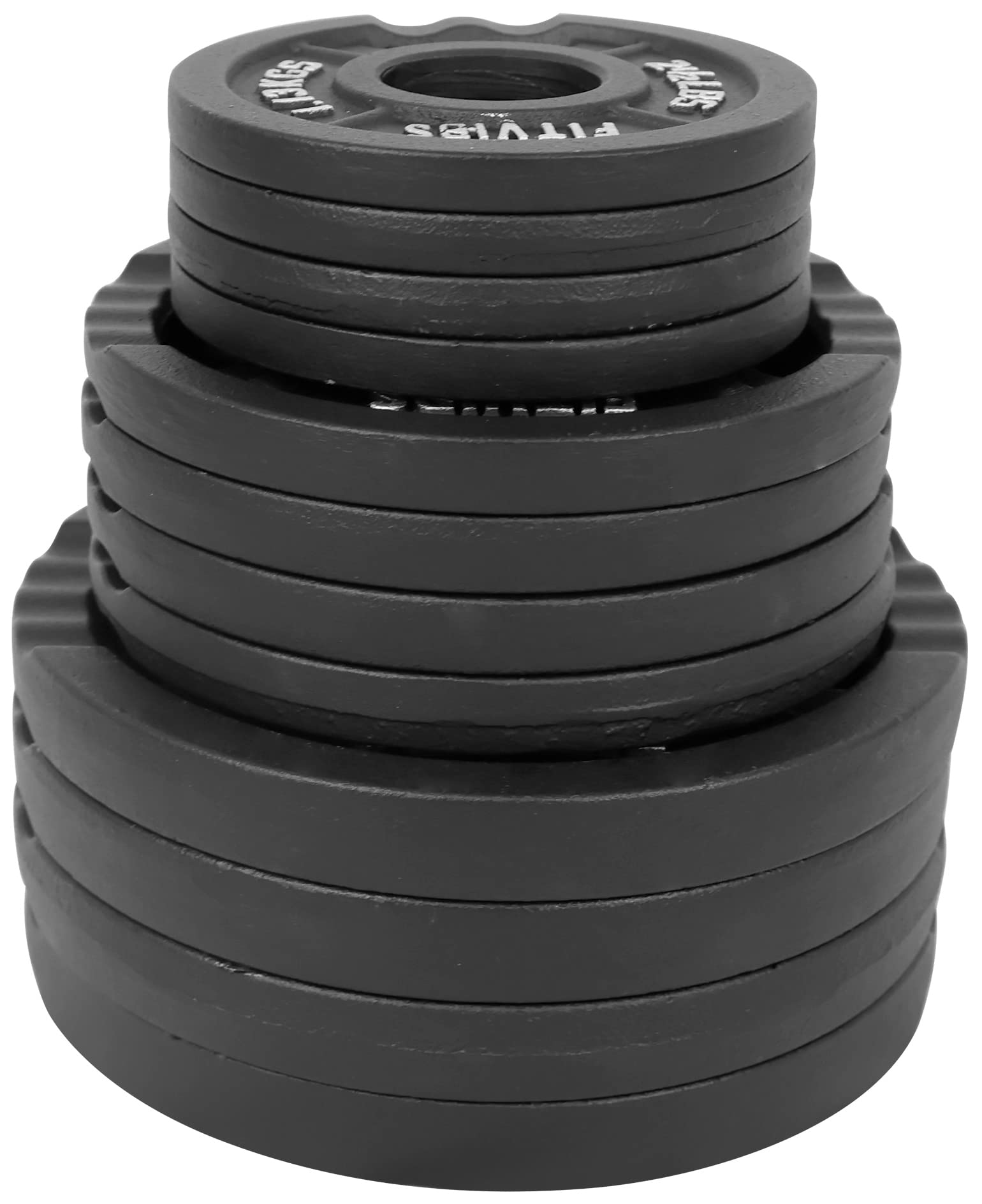 Lot de 4 disques de musculation en fonte 4 x 5 kg