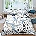 Whale Duvet Cover Marine Life Printed Bedding Set, Octopus Sea Turtle Decor Comforter Cover, for Teens Boys Girls Cute Sea Animal Pattern Bedspread Tropical Fish Decor Soft Quilt Cover, Twin Size