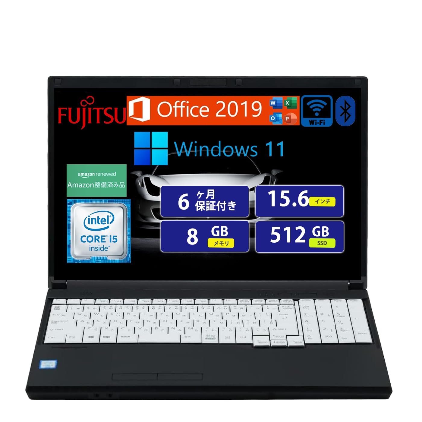 Amazon.co.jp: 【整備済み品】富士通 ノート PC FUJITSU