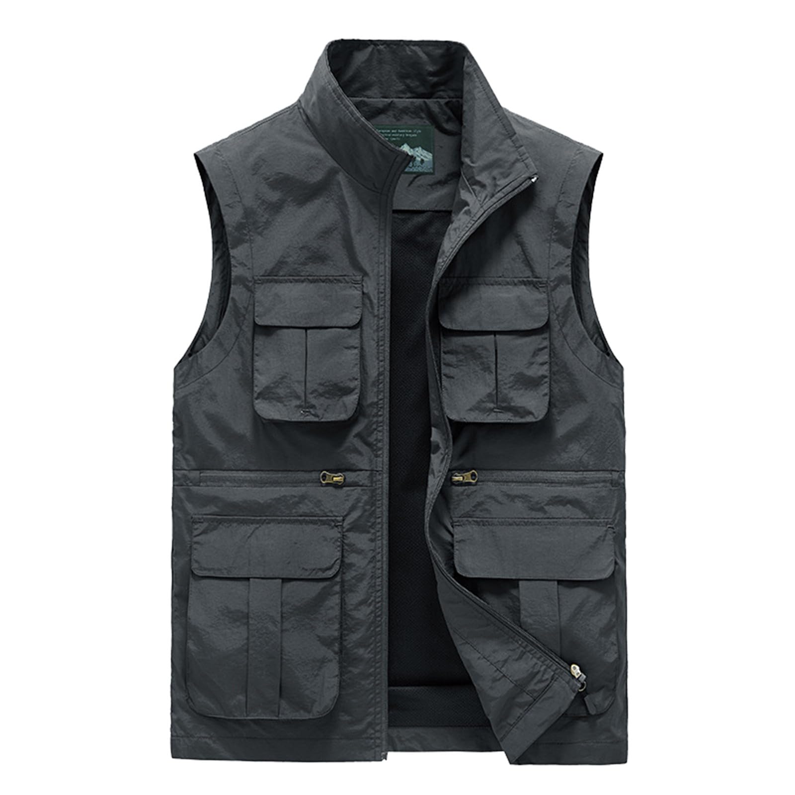 Gilet senza maniche da uomo estivo gilet da pescatore senza maniche traspirante fotografia viaggio caccia escursionismo gilet leggero arrampicata gilet ad asciugatura rapida gilet da pesca