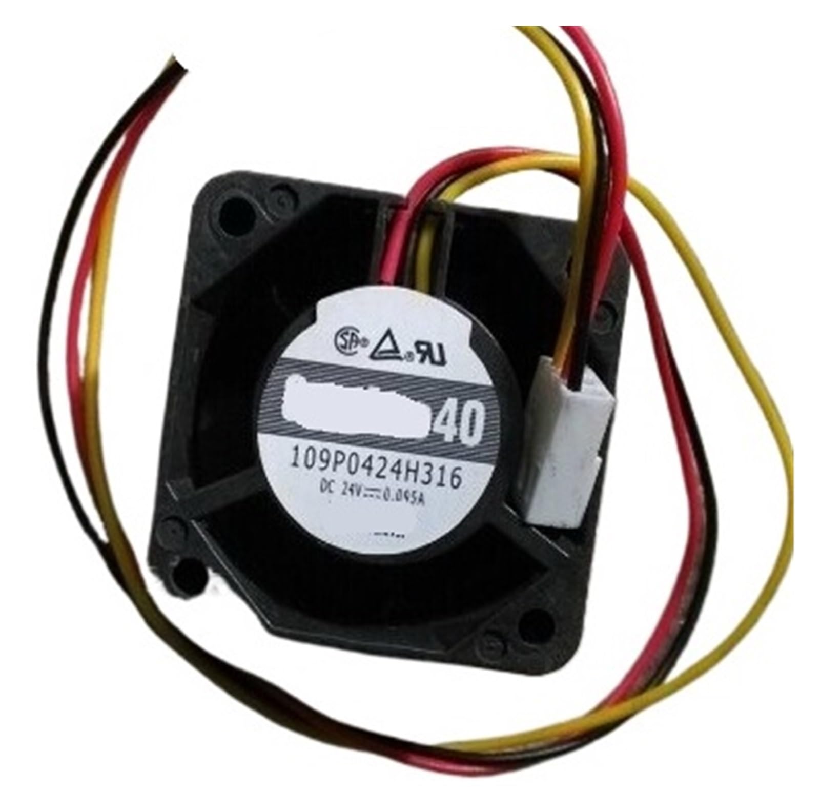 YMUGUEGH 4CM 4028 24V 0.095A 109P0424H316 Cooling Fan 40X40X28mm(White Plug)