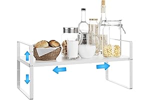Maximize Small Spaces with Adjustable Kitchen Rack