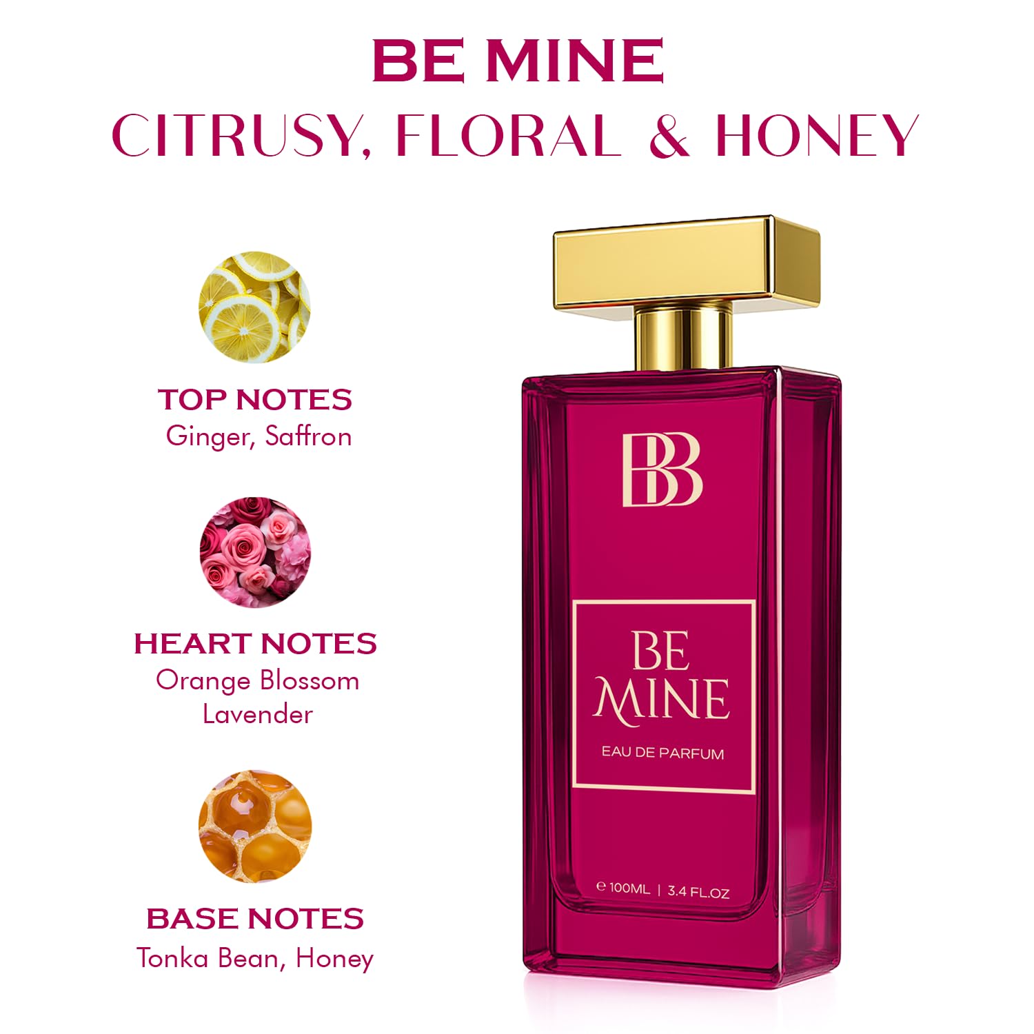 Buy Bergamot Beaute Be Mine Perfume for Women|100ml Long Lasting