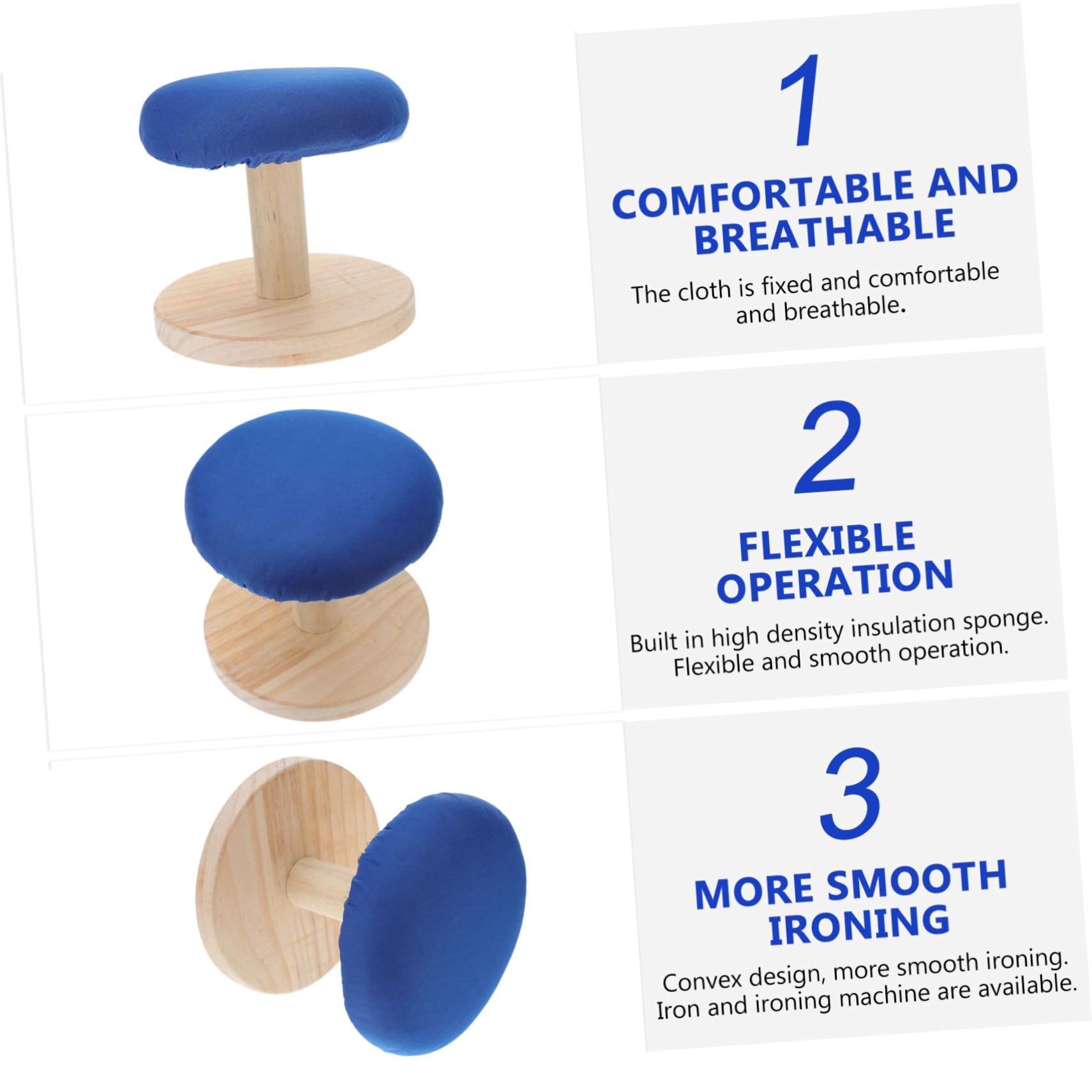 Tabla de Planchar de Madera Hogar, Compacta y Estable