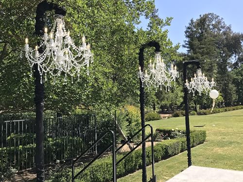 Image of The Original Gypsy 9-Light Flush Mount Crystal Chandelier, White