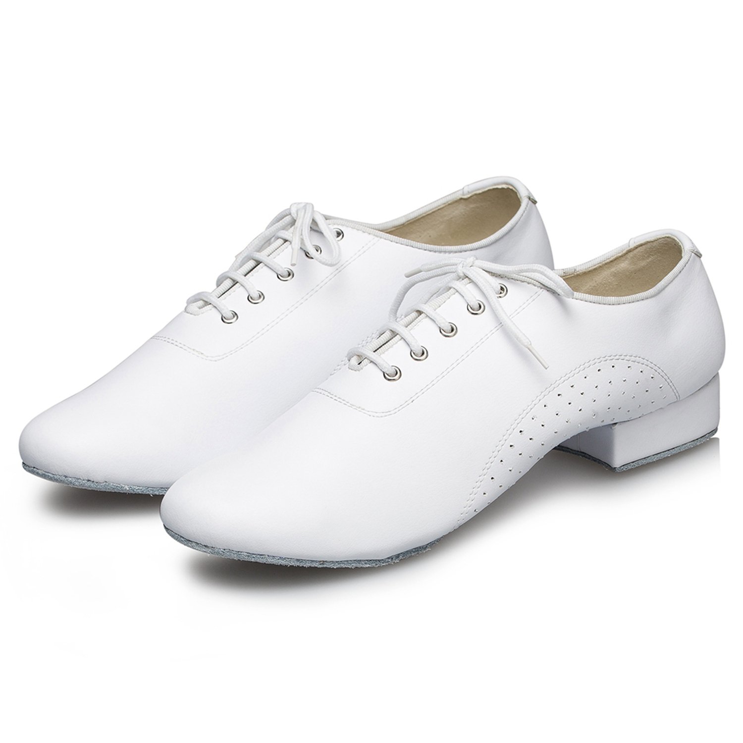 Latin Salsa Uomo Classic 1 inch Standard Tacco Pelle Sala Tango Scarpe da Ballo L173