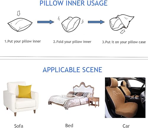 Miniatura 4 de Fukeen Our Nest Home Sweet Home - Funda de almohada rectangular de 12 x 20 pulgadas, fundas de almohada de lino y algodón, estilo vintage, estilo