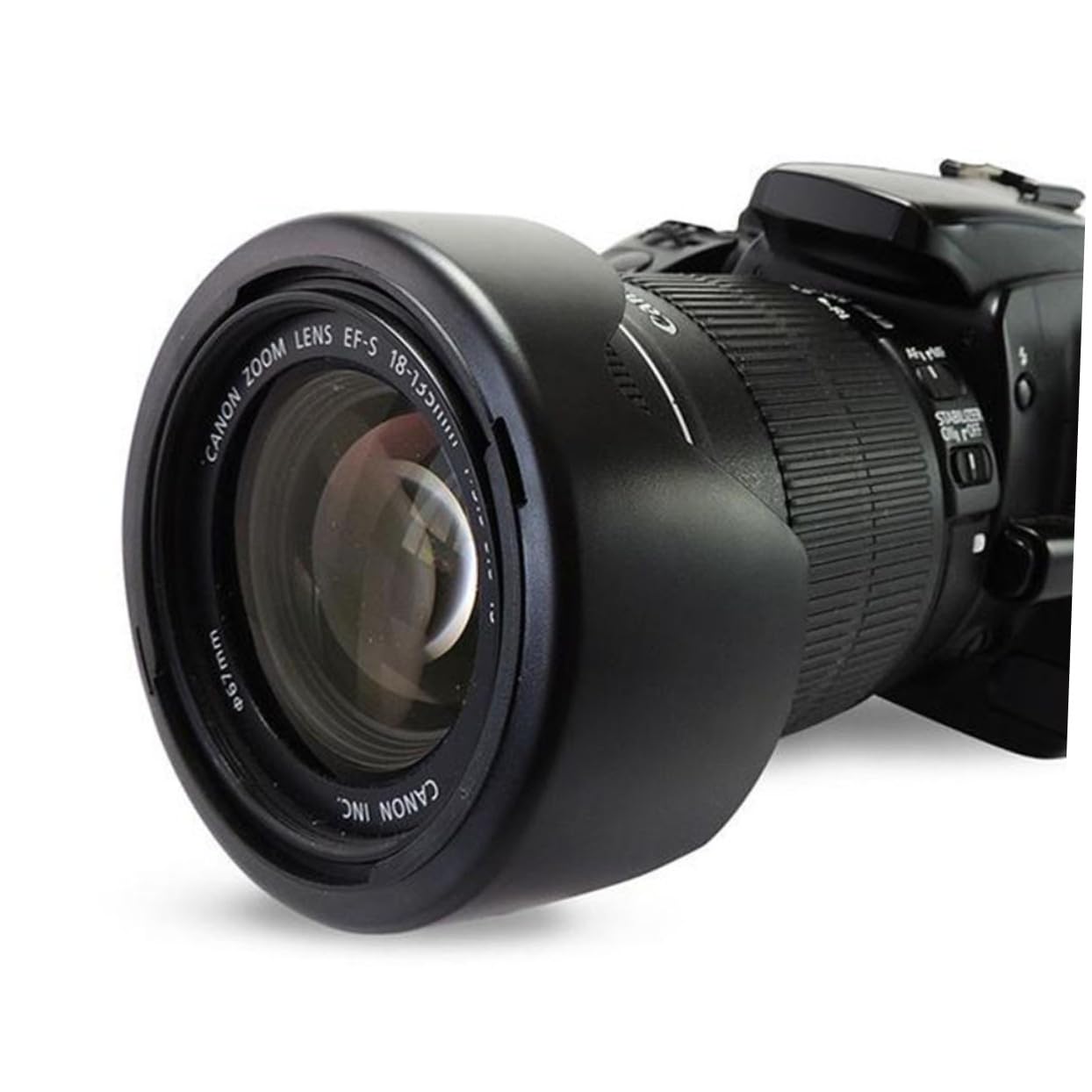 Amazon | HOMOCONO カメラレンズフード 18-135mm カメラレンズカバー 