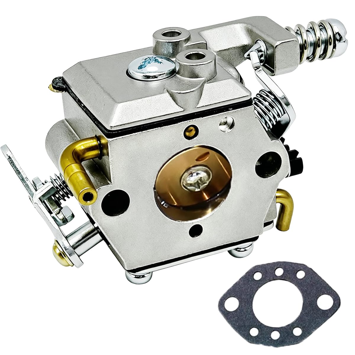 ZAMDOE Carburetor for Echo CS-350 CS-351 CS-353ES Chainsaw Replace for Walbro WT-897 WT897 Carb CS-350T CS-350TES CS-350WES 2 Stroke 2.5HP 35.8CC Engine with Gasket CS350 CS351 CS353ES CS350T